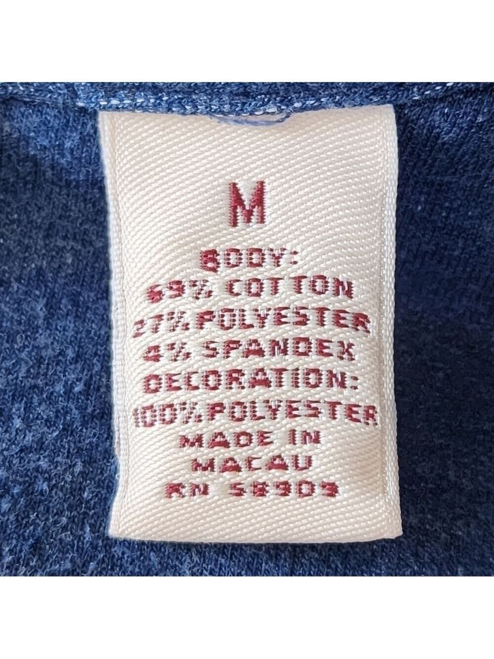 Bechamel sz M vintage soft quilters square embroidered design jean colored vest - Picture 5 of 12